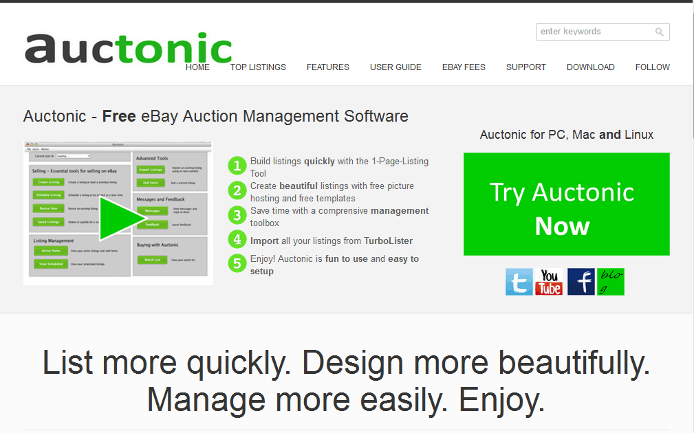 ebay listing software for mac